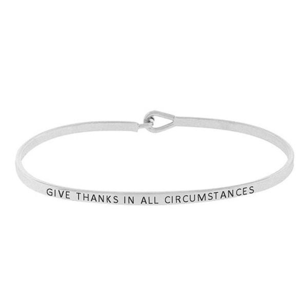 GIVE ALL THANKS IN ALL THINGS BRACELET